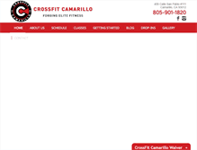 Tablet Screenshot of crossfitcamarillo.com